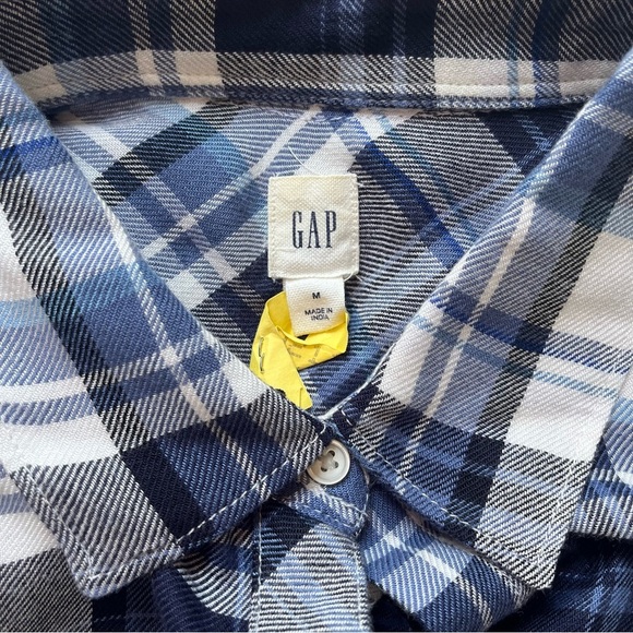 GAP Women’s Rayon Plaid Flannel M - Picture 5 of 6